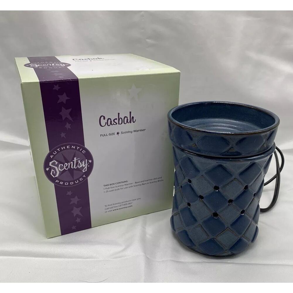 Authentic Scentsy "Casbah" Full-Size Scentsy Warmer- Retired New Open Box